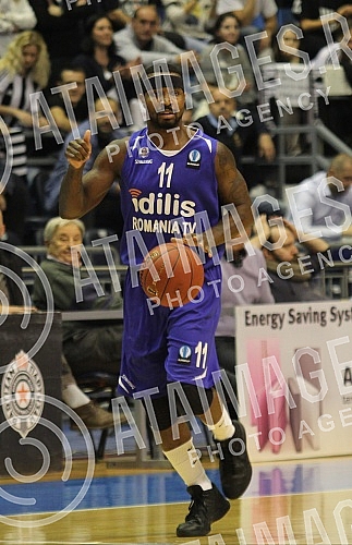 Utakmica petog (5) kola Evrukupa (EUROCUP) izmedju KK Partizan NIS Beograd i CSU Asesoft Ploiesti (Rumunija) odigrana u hali Pionir