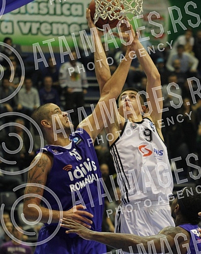 Utakmica petog (5) kola Evrukupa (EUROCUP) izmedju KK Partizan NIS Beograd i CSU Asesoft Ploiesti (Rumunija) odigrana u hali Pionir