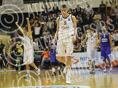 Utakmica petog (5) kola Evrukupa (EUROCUP) izmedju KK Partizan NIS Beograd i CSU Asesoft Ploiesti (Rumunija) odigrana u hali Pionir