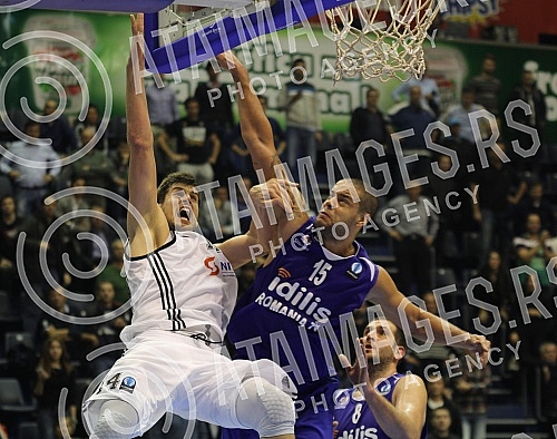 Utakmica petog (5) kola Evrukupa (EUROCUP) izmedju KK Partizan NIS Beograd i CSU Asesoft Ploiesti (Rumunija) odigrana u hali Pionir