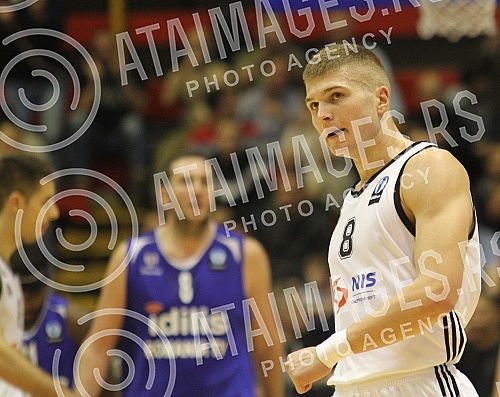 Utakmica petog (5) kola Evrukupa (EUROCUP) izmedju KK Partizan NIS Beograd i CSU Asesoft Ploiesti (Rumunija) odigrana u hali Pionir