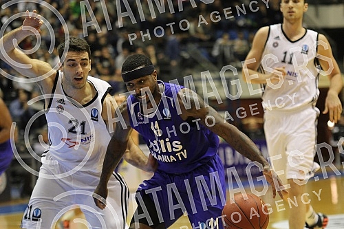 Utakmica petog (5) kola Evrukupa (EUROCUP) izmedju KK Partizan NIS Beograd i CSU Asesoft Ploiesti (Rumunija) odigrana u hali Pionir