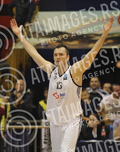 Utakmica petog (5) kola Evrukupa (EUROCUP) izmedju KK Partizan NIS Beograd i CSU Asesoft Ploiesti (Rumunija) odigrana u hali Pionir