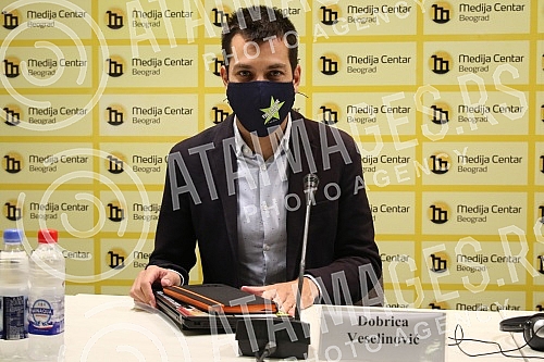 Ne davimo Beograd organized a press conference in the Media Center of the Co-President of the European Green Party and member of the European Parliament Thomas Weitz, who is engaged in the Committee on Foreign Affairs of the European Parliament.Ne 