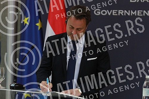 The official two-day visit to Serbia of the prime minister of Luxembourg Xavier Bettel.Zvanicna dvodnevna poseta Srbiji premijera Luksemburga Gzavijea Betela .