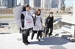 In front of the main entrance to the Palace of Justice came Sanja Mihajlovic Mara Halabrin, organized on Saturday by 