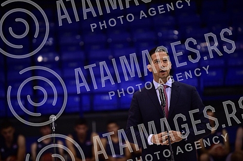 Belgrade basketball clinic Dusan Ivkovic, organized by the Association of Basketball Coaches of Serbia, is held at the Ranko Zeravica Sports Hall in New Belgrade.Beogradska kosarkaska klinika Dusan Ivkovic u organizaciji Udruzenje kosarkaskih trene