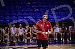 Belgrade basketball clinic Dusan Ivkovic, organized by the Association of Basketball Coaches of Serbia, is held at the Ranko Zeravica Sports Hall in New Belgrade.Beogradska kosarkaska klinika Dusan Ivkovic u organizaciji Udruzenje kosarkaskih trene