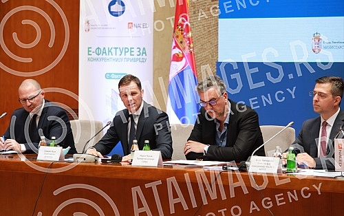 In the Palace of Serbia, organized by the Ministry of Finance and NALED, a round table was held at which the new system for electronic invoicing in Serbia 