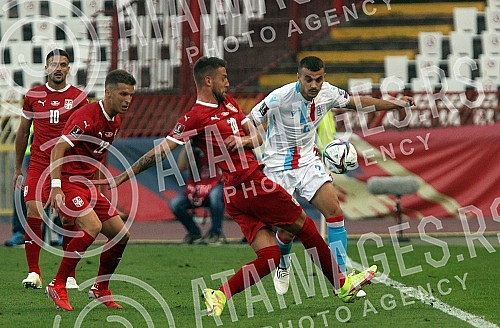 The match of the fourth round of Group A qualification for the 2022 World Cup between the football teams of Serbia and Luxembourg was played at the Rajko Mitic Stadium.Utakmica cetvrtog kola grupe A kvalifikacija za Svetsko prvenstvo 2022. godine i