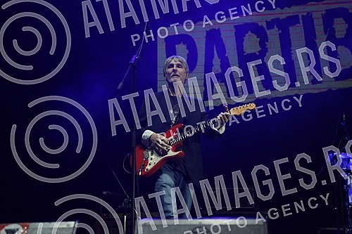 Concert of the band Partibrejkers at the Tasmajdan stadium.Koncert benda Partibrejkers na stadionu Tasmajdan