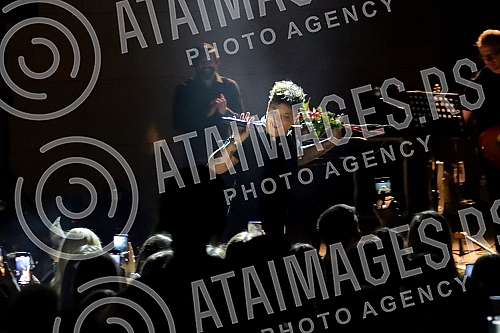 Concert of Marija Serifovic at the Summer Stage Nis (Low Fortress).Koncert Marije Serifovic na Letnjoj pozornici Nis (Niska tvrdjava).