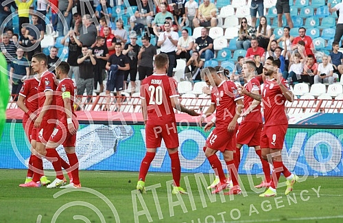 The match of the fourth round of Group A qualification for the 2022 World Cup between the football teams of Serbia and Luxembourg was played at the Rajko Mitic Stadium.Utakmica cetvrtog kola grupe A kvalifikacija za Svetsko prvenstvo 2022. godine i