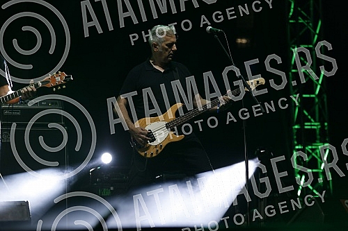 Concert of the band Partibrejkers at the Tasmajdan stadium.Koncert benda Partibrejkers na stadionu Tasmajdan