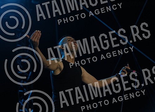 Concert of the band Partibrejkers at the Tasmajdan stadium.Koncert benda Partibrejkers na stadionu Tasmajdan