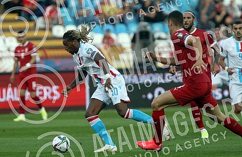 The match of the fourth round of Group A qualification for the 2022 World Cup between the football teams of Serbia and Luxembourg was played at the Rajko Mitic Stadium.Utakmica cetvrtog kola grupe A kvalifikacija za Svetsko prvenstvo 2022. godine i