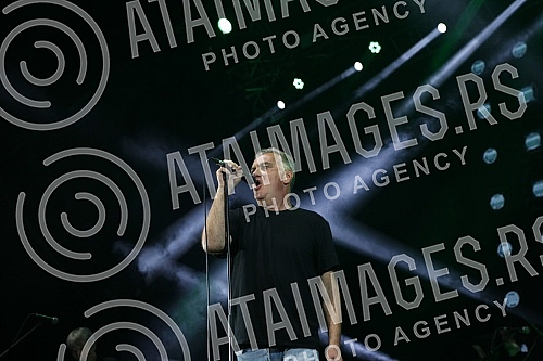 Concert of the band Partibrejkers at the Tasmajdan stadium.Koncert benda Partibrejkers na stadionu Tasmajdan