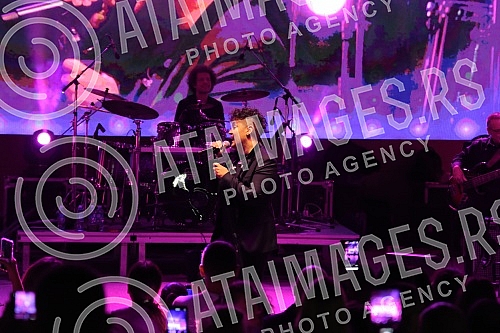 Concert of Marija Serifovic at the Summer Stage Nis (Low Fortress).Koncert Marije Serifovic na Letnjoj pozornici Nis (Niska tvrdjava).