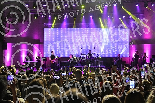 Concert of Marija Serifovic at the Summer Stage Nis (Low Fortress).Koncert Marije Serifovic na Letnjoj pozornici Nis (Niska tvrdjava).