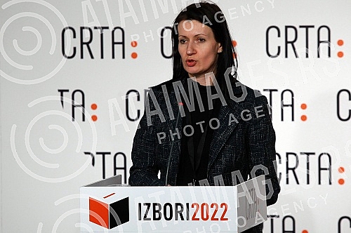 The second press conference of the CRTA observation mission was held in Miljenko Dereta's premises, at which data on turnout and events at polling stations were announced.U prostoru Miljenko Dereta odrzana je druga konferencija za novinare posmatra