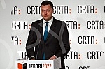The second press conference of the CRTA observation mission was held in Miljenko Dereta's premises, at which data on turnout and events at polling stations were announced.U prostoru Miljenko Dereta odrzana je druga konferencija za novinare posmatra