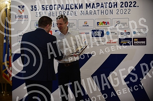 The Belgrade Marathon organized a ceremony called 