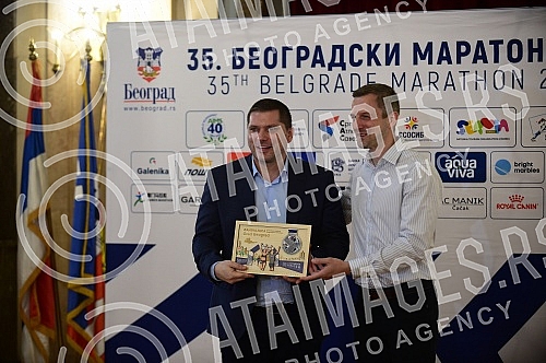 The Belgrade Marathon organized a ceremony called 