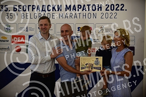 The Belgrade Marathon organized a ceremony called 