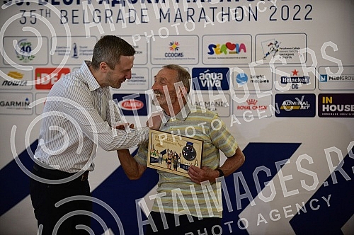 The Belgrade Marathon organized a ceremony called 
