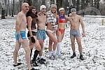 Winter races in their underwear - underpants RUN BELGRADE 2017 held at Ada Ciganlija.Zimska trka u donjem vesu - BELGRADE UNDERPANTS RUN 2017 odrzana na Adi ciganliji.