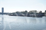 Coal on a barge sails down the Sava River in the direction of Obrenovac in order to ensure the smooth operation of the Obrenovac thermal power plants.Ugalj na barzi plovi rekom Savom u pravcu Obrenovca kako bi se obezbedio nesmetan rad obrenovackih