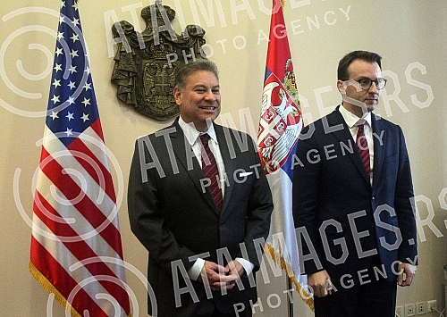 Director of the Office of the Government of Serbia for Kosovo and Metohija, Petar Petkovic, met with the Deputy Assistant Secretary for European and Eurasian Affairs and the Special Envoy of the United States of America for the Western Balkans, Gabri