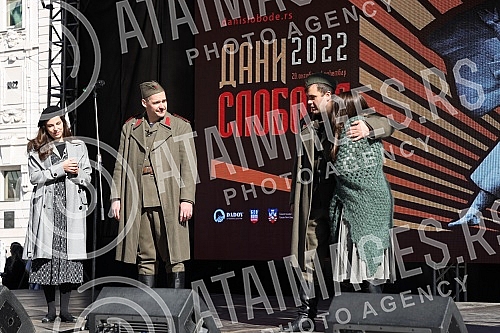 As part of the traditional Days of Freedom event organized by the City of Belgrade, which celebrates the two dates of the liberation of Belgrade, October 20, 1944 and November 1, 1918, the stage music spectacle 