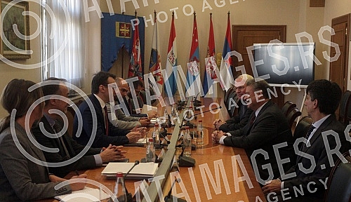 Director of the Office of the Government of Serbia for Kosovo and Metohija, Petar Petkovic, met with the Deputy Assistant Secretary for European and Eurasian Affairs and the Special Envoy of the United States of America for the Western Balkans, Gabri