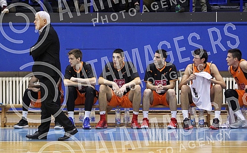 Match of the 10 rounds of the ABA League 2 played in the Ranko Zeravica hall between KK Dynamic and KK Zrinjski (Mostar).Utakmica 10 kola ABA lige 2 odigrana u hali Ranko Zeravica izmedju KK Dynamic i KK Zrinjski (Mostar). 