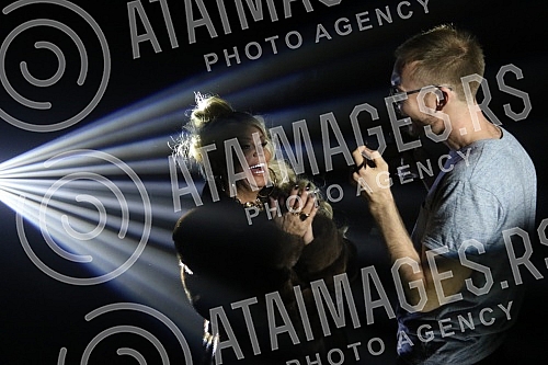 Dara Bubamara (Radojka Kesic) shoots a new TV spot.Dara Bubamara (Radojka Kesic) snima novi tv spot. 