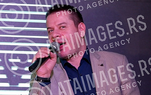 Press conference of the Vlado Georgiev held in Kasina on the occasion of the announcement of the concert at the Sava Center.Pres konferencija Vlade Georgieva odrzana u Kasini a povodom najave koncerta u Sava centru