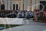 The central manifestation on the occasion of the Day of Serbian Unity, Freedom and the National Flag is being held on Savka Square near the monument to Stefan Nemanja. Centralna manifestacija povodom Dana srpskog jedinstva, slobode i nacionalne zas