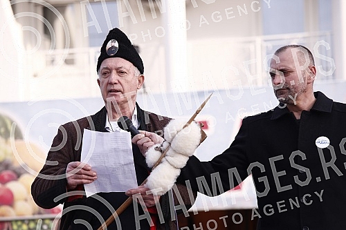 Roadblock in Gornji Nedeljice due to the announcement of the continuation of the Jadar project.Bolokada puta u Gornjim Nedeljicama zbog najave nastavak projekta Jadar.