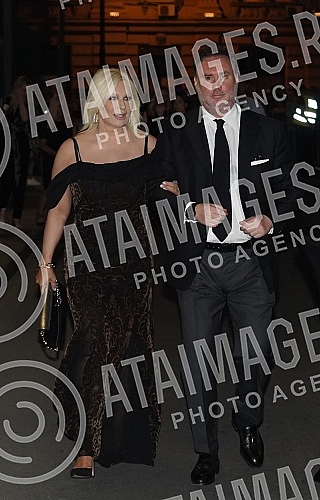 Tenor Andrea Bocelli's performance at the first Belgrade River Fest on the Geozavoda plateau, on the banks of the Sava River, in an open-air concert hall built just for this occasion.Nastup tenora Andree Bocelija na prvom festivalu Belgrade River F