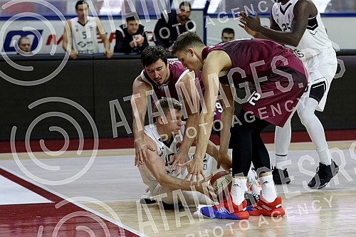 Basketball match, Round 16 ABA League - FMP vs KK Partizan held at FMP hall.Kosarkaska utakmica, 16 kolo ABA lige odigrano u FMP hali izmedju KK FMP i KK Partizan.