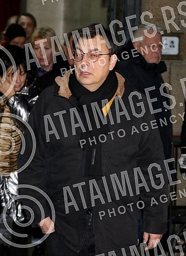 Burial - the cremation of the Serbian actress Neda Arneric held at the New Cemetery.Sahrana - kremacija srpske glumice Nede Arneric odrzana na Novom groblju.