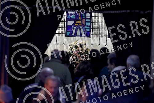 Burial - the cremation of the Serbian actress Neda Arneric held at the New Cemetery.Sahrana - kremacija srpske glumice Nede Arneric odrzana na Novom groblju.