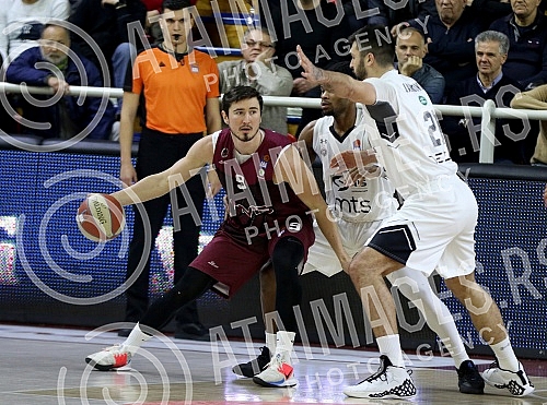 Basketball match, Round 16 ABA League - FMP vs KK Partizan held at FMP hall.Kosarkaska utakmica, 16 kolo ABA lige odigrano u FMP hali izmedju KK FMP i KK Partizan.