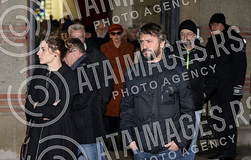 Burial - the cremation of the Serbian actress Neda Arneric held at the New Cemetery.Sahrana - kremacija srpske glumice Nede Arneric odrzana na Novom groblju.