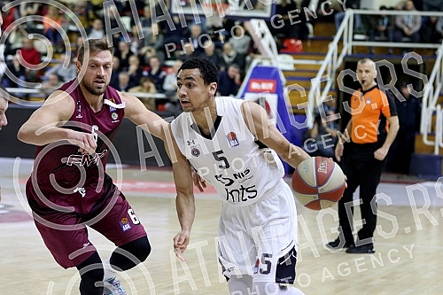 Basketball match, Round 16 ABA League - FMP vs KK Partizan held at FMP hall.Kosarkaska utakmica, 16 kolo ABA lige odigrano u FMP hali izmedju KK FMP i KK Partizan.