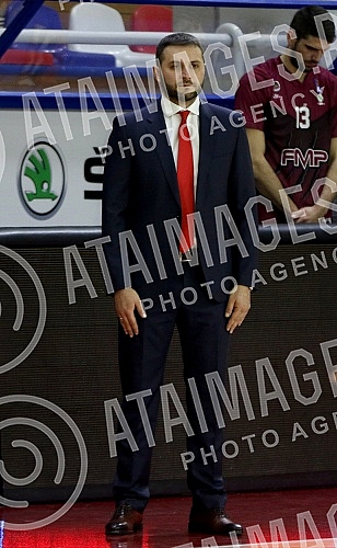 Basketball match, Round 16 ABA League - FMP vs KK Partizan held at FMP hall.Kosarkaska utakmica, 16 kolo ABA lige odigrano u FMP hali izmedju KK FMP i KK Partizan.