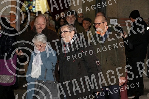 Burial - the cremation of the Serbian actress Neda Arneric held at the New Cemetery.Sahrana - kremacija srpske glumice Nede Arneric odrzana na Novom groblju.