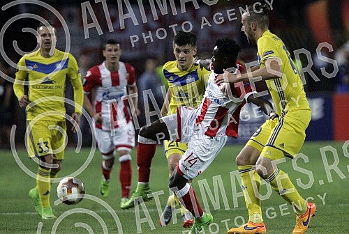 First round of group stage, Group H, of UEFA League Europa between FK Crvena zvezda and FC BATE Borisov held on stadium 