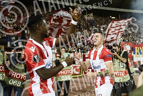 First round of group stage, Group H, of UEFA League Europa between FK Crvena zvezda and FC BATE Borisov held on stadium 